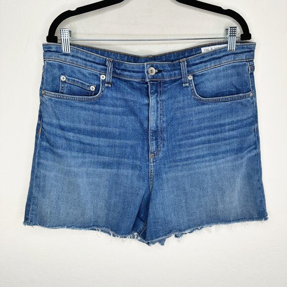 Rag and Bone Nina High Rise Denim Balboa Jean Roll Up or Cut Off Shorts 34 - Picture 4 of 16